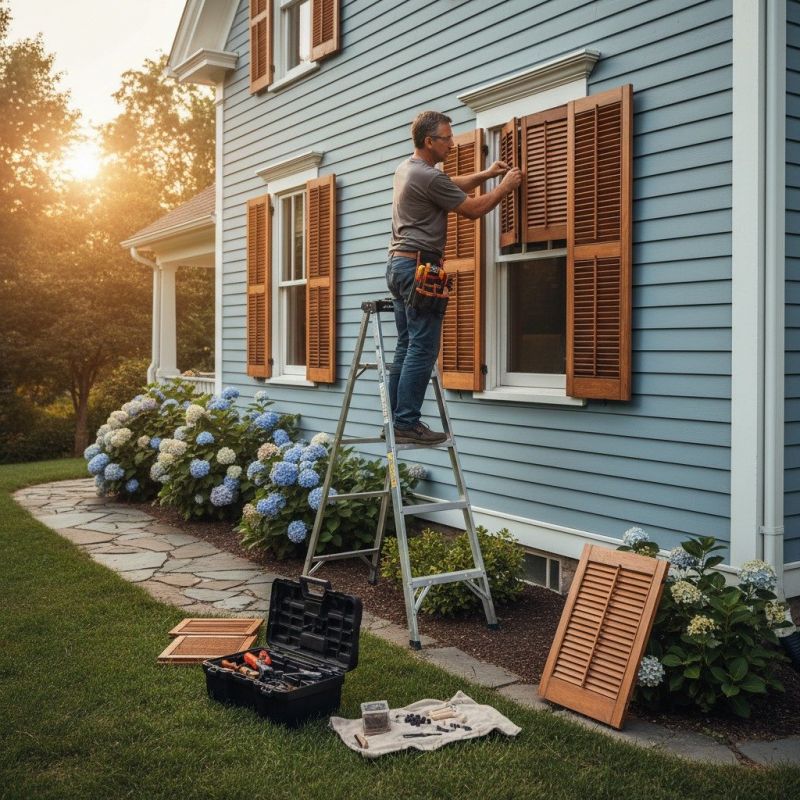 Shutter Reattachment in Alpharetta, GA