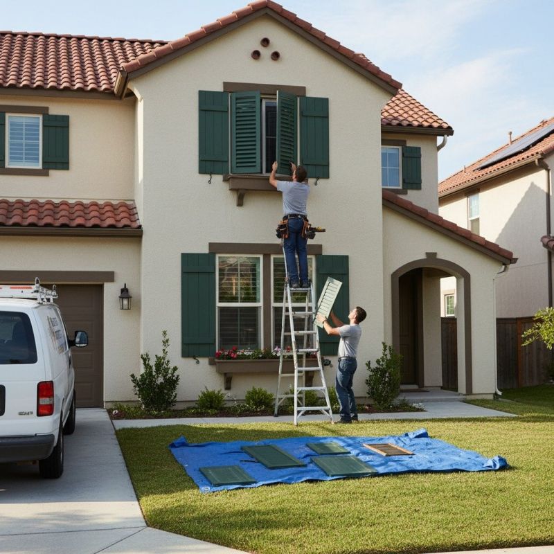 Shutter Reattachment in Olathe, KS
